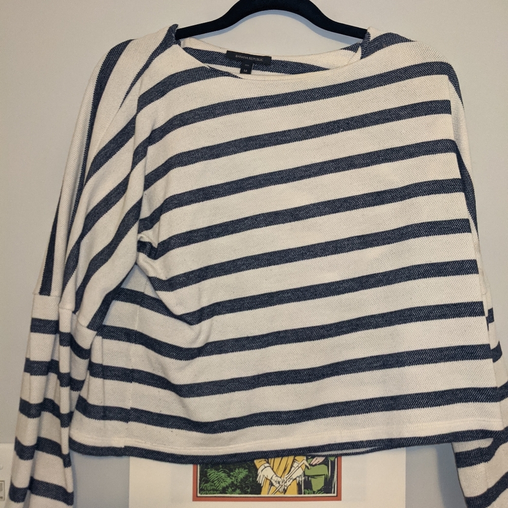 Banana Republic nautical striped top